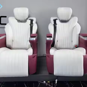 Sedile Auto in Pelle di Lusso Personalizzato per Mercedes Sprinter W447 Vito Alphard, <span class=keywords><strong>Design</strong></span> <span class=keywords><strong>VIP</strong></span> Modificato con Ventilazione Elettrica e Rotazione - Product Image 2