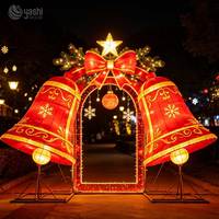 Décoration de renne rougeoyante faite à la main de qualité supérieure-Lanterne de renne LED pour décoration extérieure de Noël e