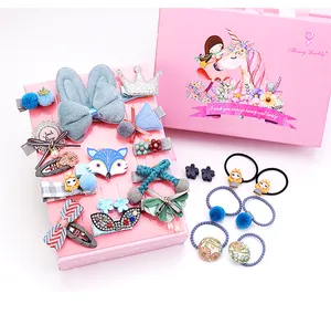  Accesorios coreanos para el cabello para niños y niñas, accesorio con lazo de arcoíris, banda para el pelo, horquilla para niña