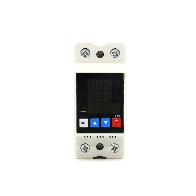 63A  Private Mode 3 with Electrical Energy Adjustable Protector  Over and Under Voltage Protector