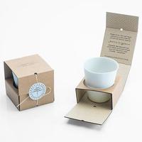 Boîtes d'expédition d'emballage en papier ondulé brun rigide avec intérieur carte de support écologique pour emballage de protection de tasse