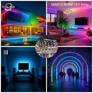Bande <span class=keywords><strong>LED</strong></span> RVB adressable WS2812B 5V 60 <span class=keywords><strong>LED</strong></span>/m SMD5050 Couleurs Rêveuses IP65 Contrôle par Application pour Maison, Salle de Jeux, Scène, Bar CE RoHS - Product Image 6