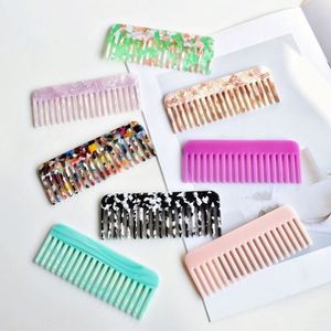 <b>Creative</b> <b>Gift</b> Wide Tooth Colour Acetate Comb for Hair Detangling - Product Image 4