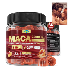 プライベートラベルAshwagandha Maca gummies For Men Boost Men Power Energy Booster <span class=keywords><strong>Strong</strong></span> Maca Pills Support Stamina - Product Image 1