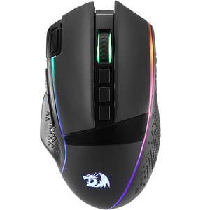 रिड्रैगन m991 3-मोड गेमिंग माउस rgb बैकलाइट 26000 dpi 12 मैक्रो बटन रैपिड फायर कुंजी paw3395 सेंसर 1000hz गेमिंग माउस - Product Image 1