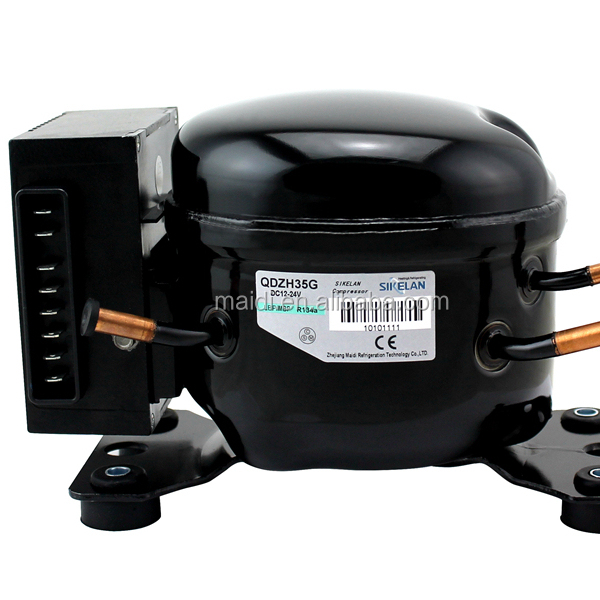 QDZH20G Refrigerator Compressor R134a L/MBP 12/24V Compressor MV Series Mini Refrigeration Compressor