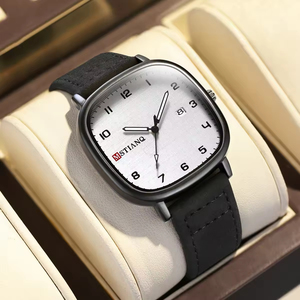 Nouvelle Montre-Bracelet de Luxe à Quartz 2025, Bracelet en Cuir Sportif, Boîtier en Alliage, Cadran en Verre, Aiguilles pour Usage Quotidien, Relogio pour Couples - Product Image 5