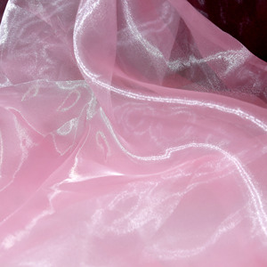 open lace back dress White Liquid Shimmery Organza  KikiTextiles