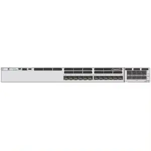 Commutateur de fibre optique série C9300X-12Y-E 9300 haute performance 12 ports poe 25G/10G/1G SFP28 commutateurs de réseau industriel C9300X-12Y-E