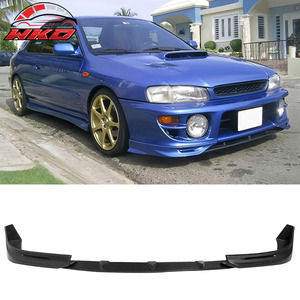 เหมาะสำหรับ Subaru Impreza ปี 1997-2001 สไตล์ GD ชุดแต่งกันชนหน้า สีดำดิบ - Product Image 1