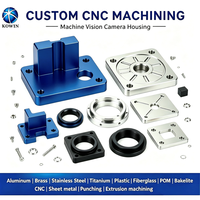 Boîtiers métalliques de précision en aluminium pour caméras, pièces usinées CNC pour la détection de mouvement automatisée et les coques de caméras de vision industrielle