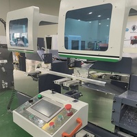Fournisseur de machines industrielles : Scie de découpe de portes CNC 450 minimaliste, machine de perçage et de fraisage de profilés aluminium à double tête