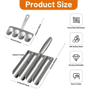 <span class=keywords><strong>Stampo</strong></span> Manuale <span class=keywords><strong>per</strong></span> <span class=keywords><strong>Polpette</strong></span> in Acciaio Inox 304, Utensile da Cucina <span class=keywords><strong>per</strong></span> Pesce Fritto e Gamberetti, <span class=keywords><strong>Stampo</strong></span> Resistente - Product Image 2