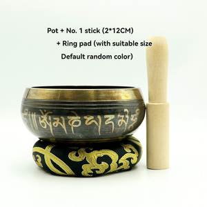 Utensilios <span class=keywords><strong>de</strong></span> Buda hechos a mano, cuenco para cantar con sonido <span class=keywords><strong>de</strong></span> Buda, cuenco para meditación <span class=keywords><strong>de</strong></span> Yoga, cuenco para canciones con sonido <span class=keywords><strong>de</strong></span> Buda - Product Image 5