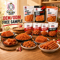 OEM Vente en gros Marque privée personnalisée Snacks Latiao traditionnels chinois Bandelettes de gluten épicées exotiques en vrac Emballage en sac