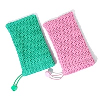 Offre spéciale, sac à lunettes personnalisé avec boucle en plastique et cordon, étui à lunettes souple, pochette pour lunettes de soleil