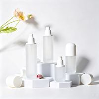NOUVEAU Flacon en verre en forme de capsule unique de 120 ml/100 ml/60 ml/40 ml/30 ml pour fond de teint liquide et essence