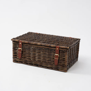 JY S3 Luxury Rectangle Willow Storage Baskets <strong>Hamper</strong> <strong>Boxes</strong> <strong>for</strong> Bulk Gifts and Baby Wicker Gift Baskets - Product Image 4
