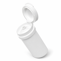 Emballage en gros personnalisé en tube PP pour comprimés effervescents avec bouchon à visser pour vitamines et suppléments