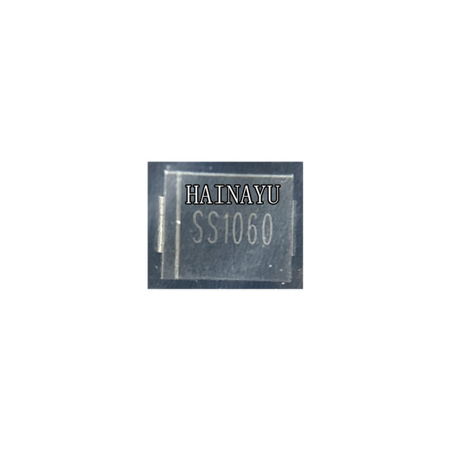 Hainayuic  SMC Silk Screen Printing S1060 10A 60V DO-214AB SMD Schottky Diode Electronic Components IC Chip BOM Quotation SS1060