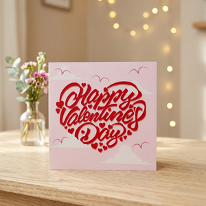 Boîte à ballons tendance pour Thanksgiving et la Saint-Valentin, carte pop-up 3D, cadeaux, design personnalisé, artisanat en papier découpé au laser à thème animal - Product Image 6