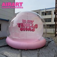 Tente gonflable transparente pour fêtes en plein air, mariages, camping, résistante aux UV, grande tente de jardin