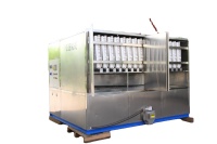 Machine à glaçons industrielle de 15 tonnes/24h, à glaçons cubiques, de qualité alimentaire, avec moteur de compresseur et refroidissement par air/eau, pour supermarchés et magasins de proximité