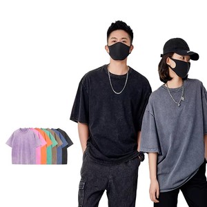 Camisetas Unisex Extra Grandes de Algodón 100% Lavado al Ácido, 270 g/m², Personalizadas al por Mayor - Product Image 1