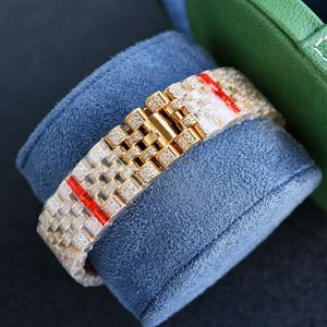 Montre-bracelet pour homme de qualité supérieure en moissanite, inspirée des créateurs, style business décontracté avec date - Product Image 4