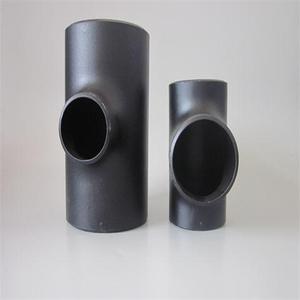 Thép carbon đen sch40 Ống lắp bề mặt nhẵn thẳng Tees nối chất lượng cao thẳng Tees nối - Product Image 2