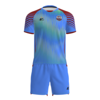 Maillot de football à prix équipe, anti-humidité, léger, 100 % polyester, respirant, ventilé, séchage rapide pour tenues décontractées