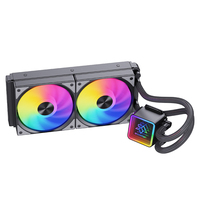 SNOWMAN KS240 AIO refroidisseur d'eau liquide PWM ARGB synchronisation éclairage CPU radiateur système de refroidissement jeu refroidisseur de liquide haute Performance