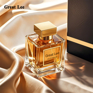 Sản xuất chai nước hoa thủy tinh trong suốt tùy chỉnh 100ML hình vuông, có hộp đựng - Product Image 2