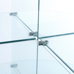 Yiwu Plus Chaud en verre et en métal cylindrique supermarché présentoir avec roues - Product Image 5