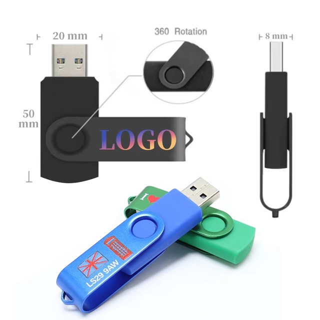 512GB Metal USB 3.2 Super High Speed Flash Drive with LCD Display Screen Wrist Watch Customizable Design for Gifts
