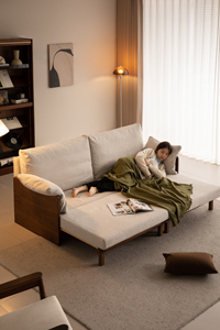 XUXIE Moderne Minimaliste Extensible Tissu Fauteuil Rembourré Loisirs Canapé-Lit pour Bureau Salon Doux Chambre Canapé Hôtels - Product Image 2