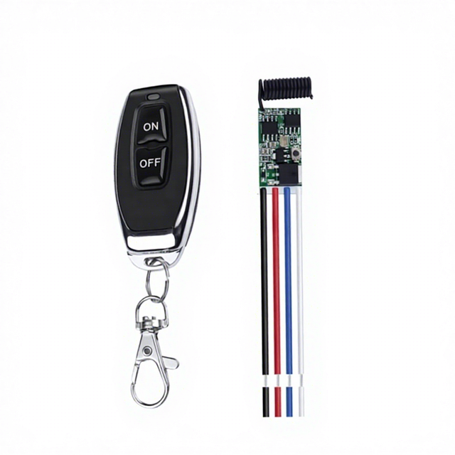 Small remote control switch RF433Mhz RF DC3.6V12V24 access control LED light smart mini wireless switch