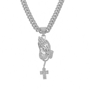 2026 Hot Selling Popular Design Hiphop Retro Alloy <b>Cross</b> Pendant Necklace Personalized Men's Necklaces Fashion Jewelry Wholesale - Product Image 6