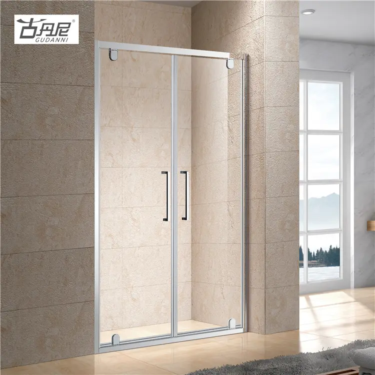 Hot Sale Bathroom 304 Stainless Steel Sliding Glass Door 6/8/10MM Shower Screen High Quality