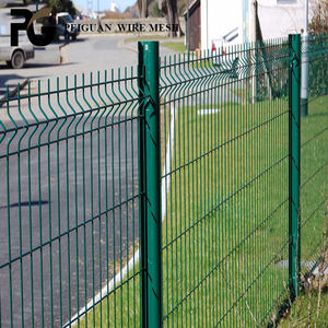 Clôture extérieure domestique <span class=keywords><strong>rigide</strong></span> galvanisée commerciale Clôture en treillis métallique soudé enduit de PVC pour clôture de panneau 3d pour mur de délimitation - Product Image 2