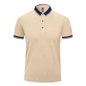 Polos con logotipo personalizado para hombre, camiseta de golf de poliéster de rendimiento (manga corta, bordado personalizado) - Product Image 3