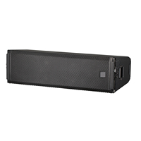 Vason HDL50-A 1200W Système de sonorisation Line Array à trois voies avec deux haut-parleurs de 12 pouces et deux caissons de basses de 18 pouces, actif/passif, durable et écologique pour