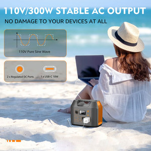 Generador <span class=keywords><strong>Solar</strong></span> Portátil de 250W MPPT, Onda Sinusoidal Pura, Arranque Eléctrico Silencioso para Carga de Autos, Hogar, Camping, RV, Uso en Exteriores, Litio - Product Image 5
