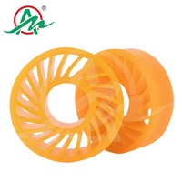 Roue d'alimentation en papier métallique durable personnalisable avec roulement à billes pour entrepôt et vente au détail