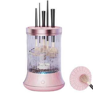 Dispositivo Limpiador de Brochas de Maquillaje Portátil Giratorio, con UVC y Almohadilla de Silicona, Producto Más Vendido en 2025 - Product Image 1