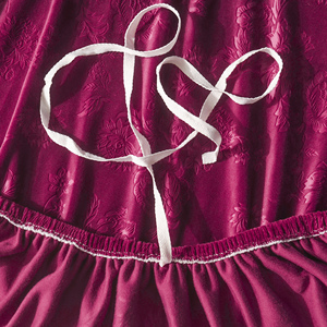 Su misura di alta qualità impermeabile poliestere stretch stampato <span class=keywords><strong>rosso</strong></span> divano di velluto divano copertura - Product Image 5