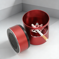 Cendrier électronique en aluminium de qualité supérieure, éliminateur de fumée pour cigarettes et fumeurs