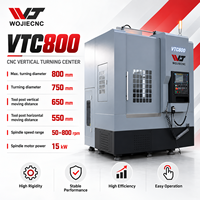Tour CNC vertical WOJIE VTC800 certifié CE pour l'usinage de moules de pneus