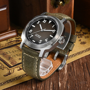 Reloj de Acero Inoxidable 316L con Movimiento Mecánico Automático Luminoso de 24 Horas, Estilo Vintage <span class=keywords><strong>GMT</strong></span>, Cristal de Zafiro Personalizado al por Mayor - Product Image 5