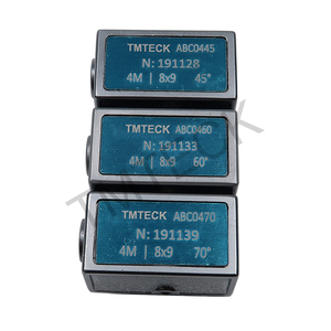 Tmteck thực hiện 3pcs siêu âm đầu dò bình thường tinh thể 4Mhz 8x9mm 45 60 70 độ Góc chùm thăm dò Mỗi một - Product Image 1